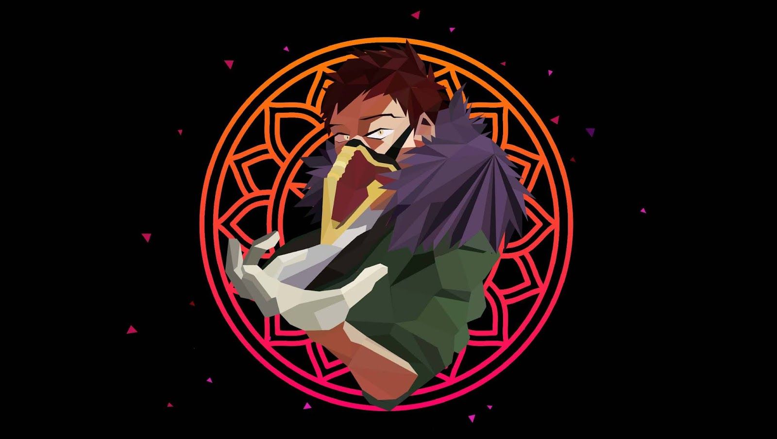 1600x904 The Lowpoly Project: Low Poly Art Collection no Hero Academia