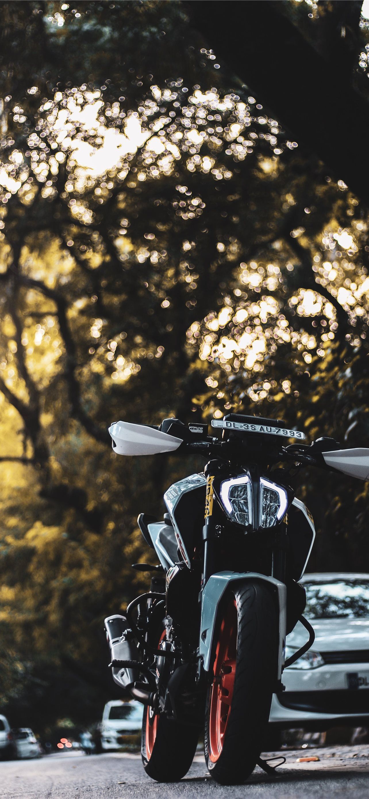 1284x2778 KTM Duke 390 iPhone Wallpaper