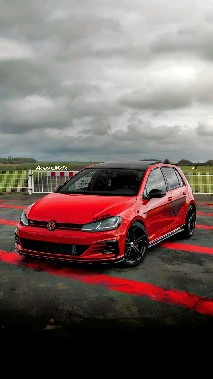 736x1308 red Golf Mk7 TCR GTI ❤️