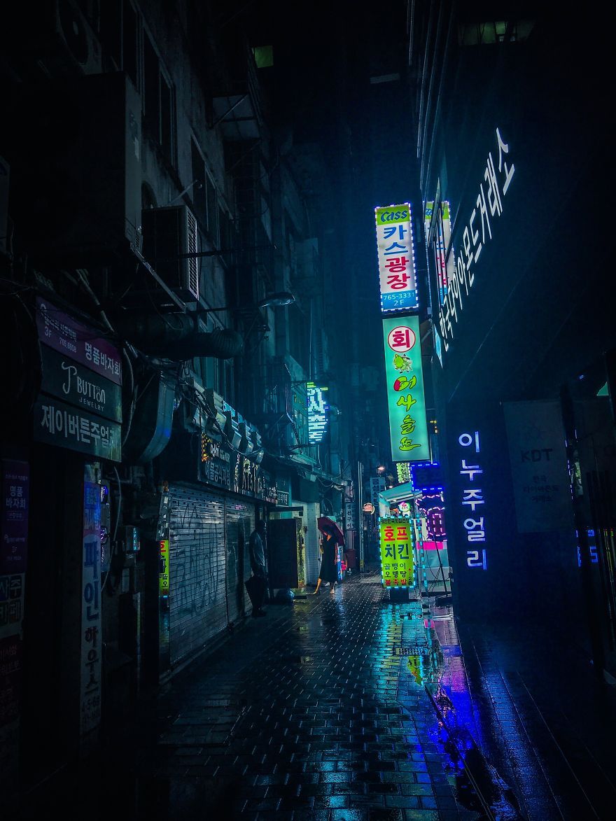 880x1173 I Shoot Rainy Photo Of Seoul With My Phone