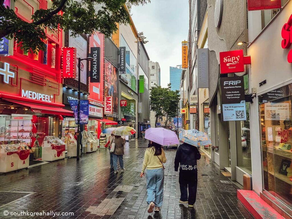 1024x768 Seoul On A Rainy Day