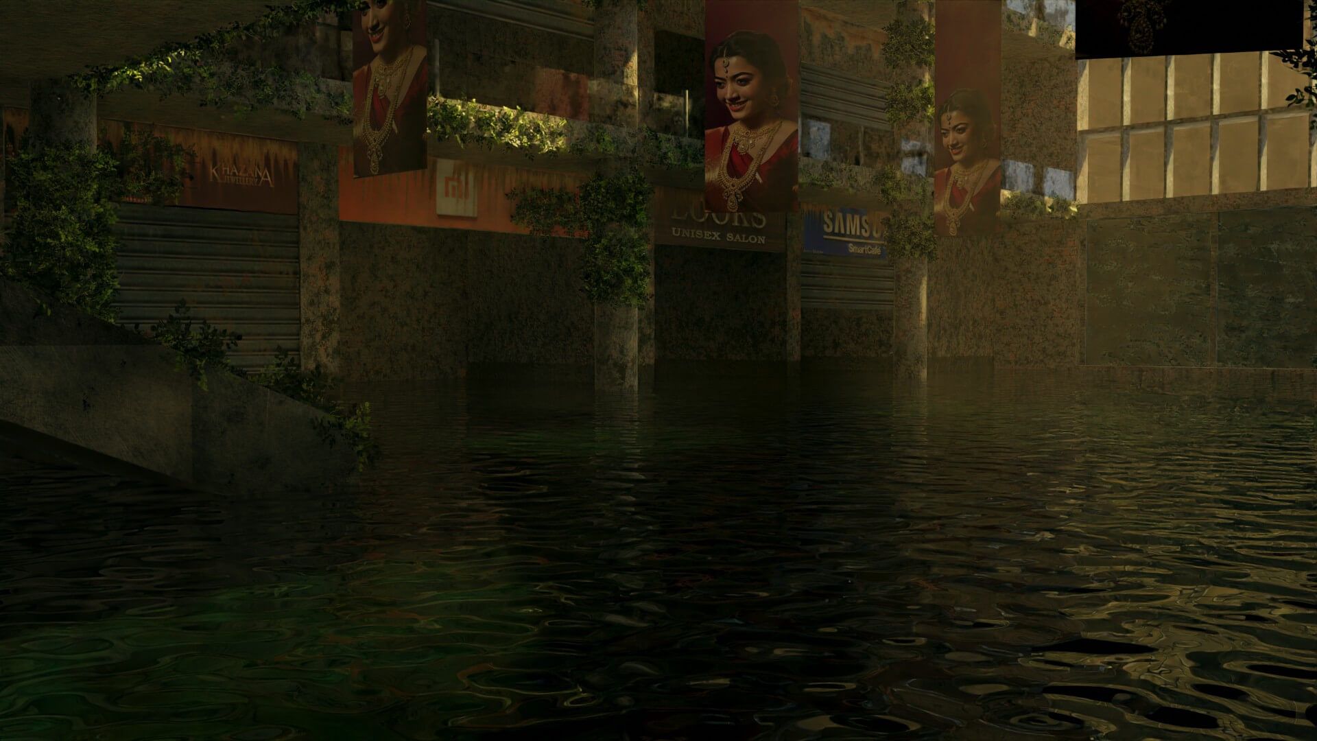 1920x1080 Abandoned Shopping Mall