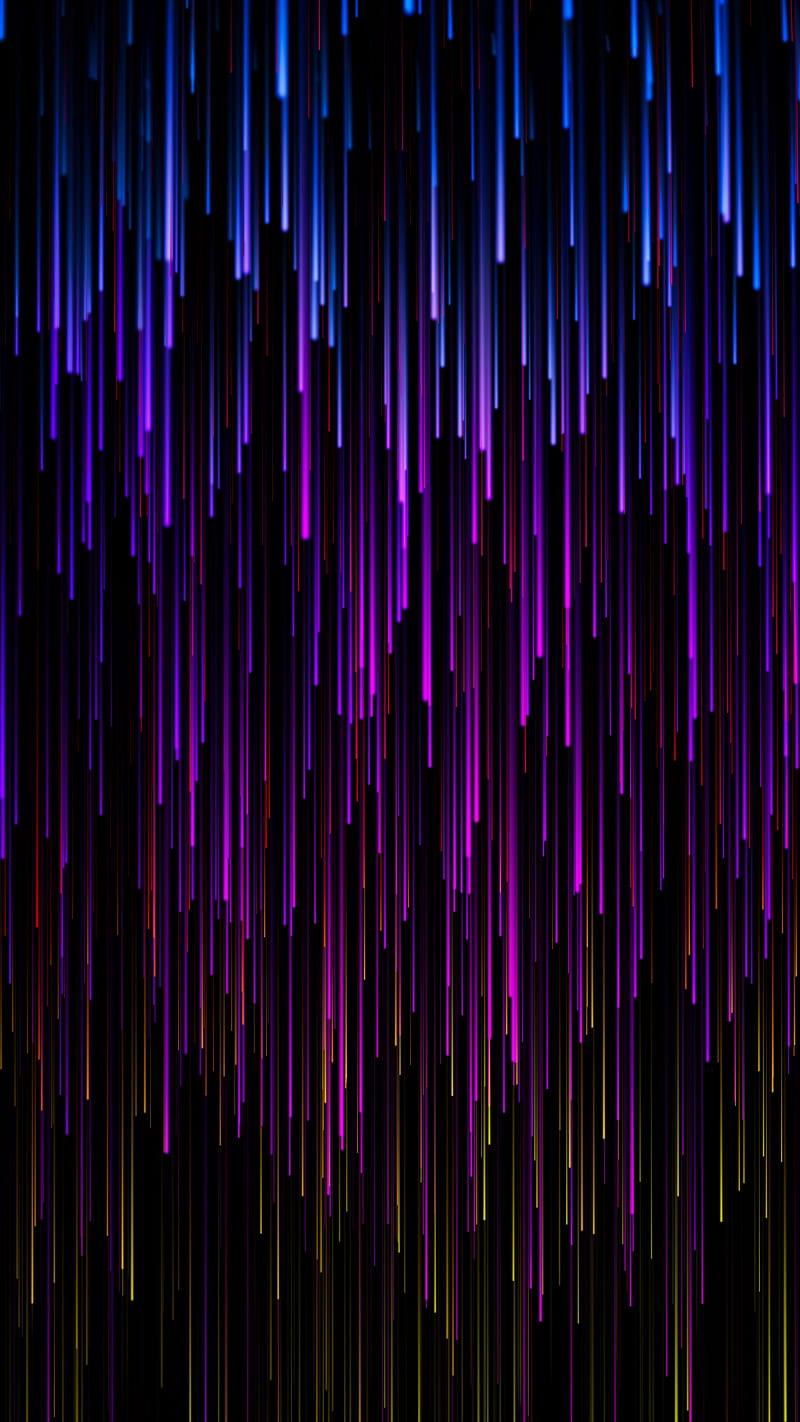 800x1422 Stars Are Falling, Electric, abstract, amoled, blue, colorful dark, glow, gradient, HD phone wallpaper