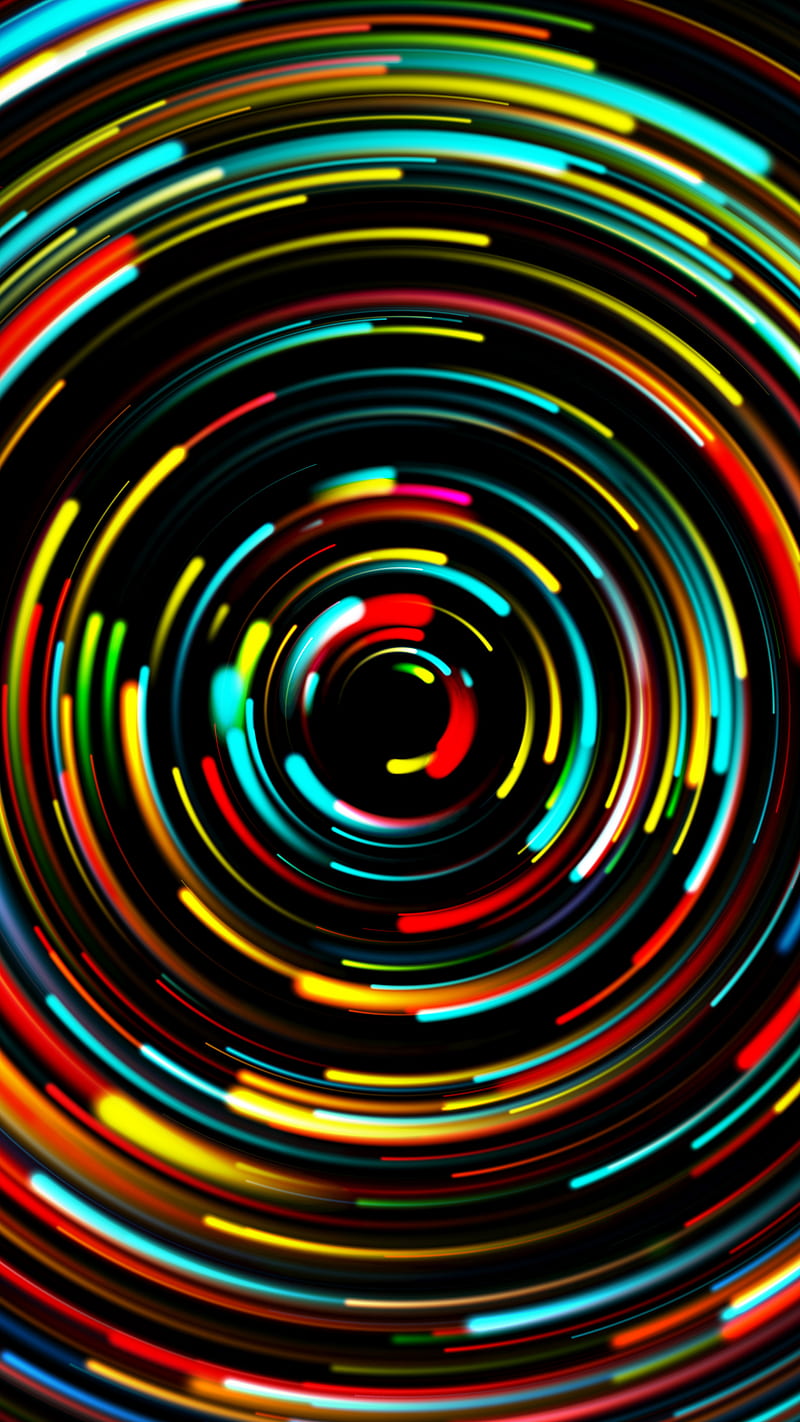 800x1422 POP Spin, Popart, abstract, amoled, circle, colorful, electric, oled, rgb, HD phone wallpaper