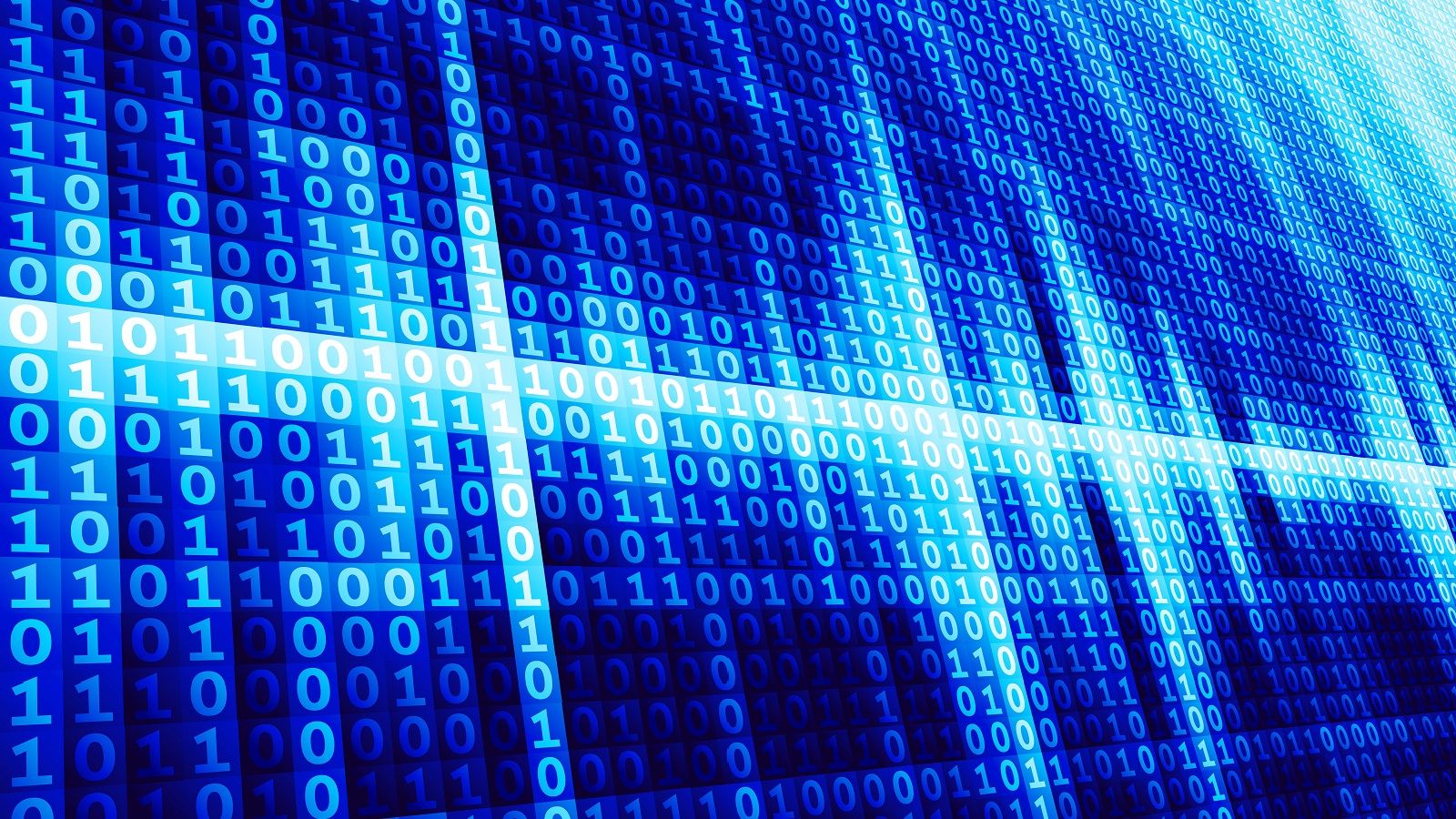 1600x900 Blue abstract techno background.. RGB. Global colors. Gradients used