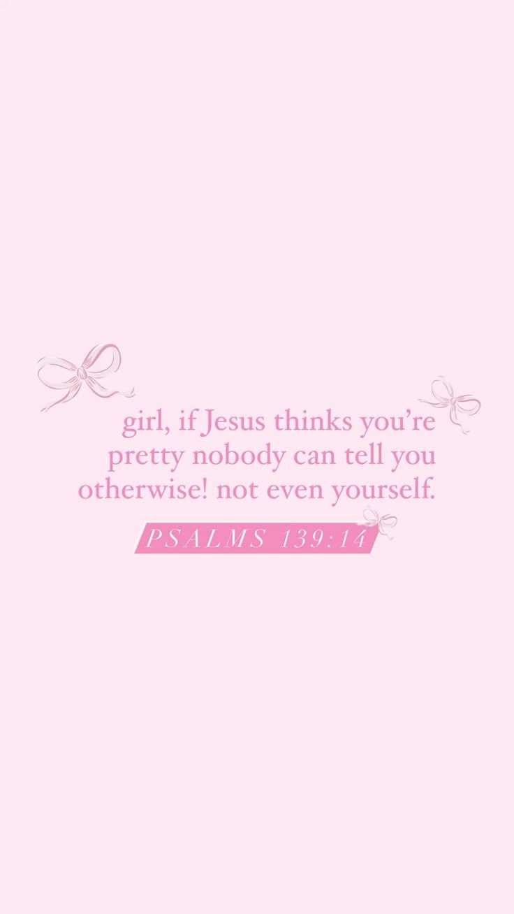 736x1308 Coquette Wallpaper Lockscreen Pink Jesus Christian. Christian Motivational Quote, Daily Inspiration For Women, Faith Based
