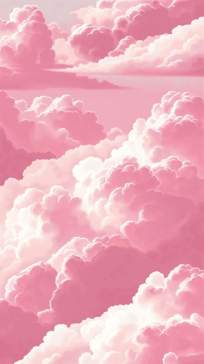 673x1200 Pink Cloud wallpaper