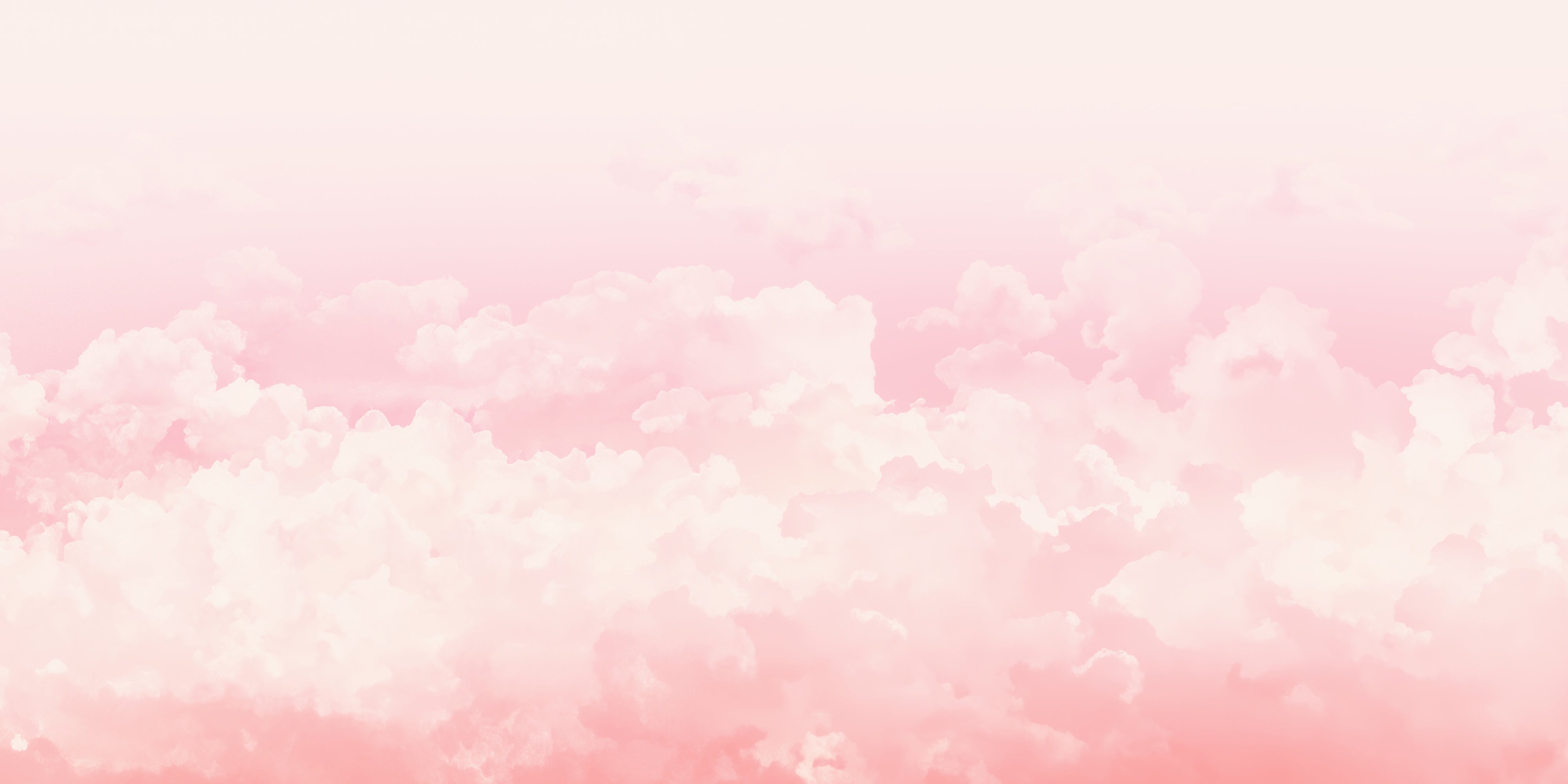 4000x2000 Pink Dreamy Skies Pink Clouds Wallpaper Mural