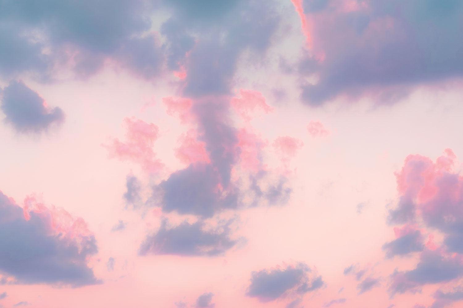 1500x1000 Cotton Candy Sky Wall Mural