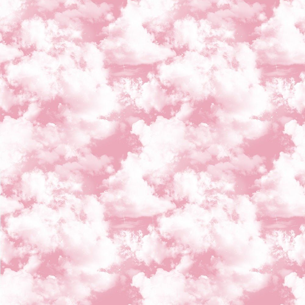 1000x1000 Pink Clouds Fabric