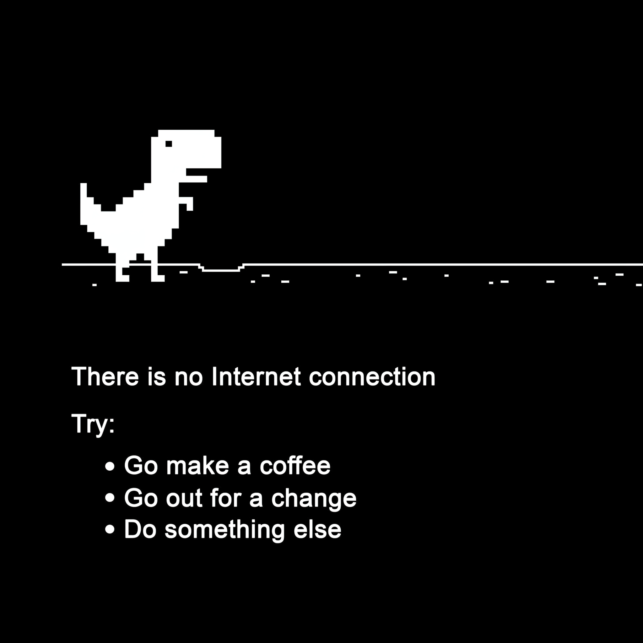 2048x2048 Dinosaur Game Wallpaper 4K, Google Chrome, Chrome Dino, 5K