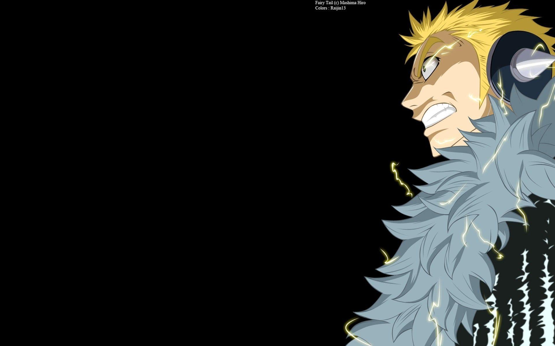 1920x1200 Download 1920x1200 Comics fairy tail simple background laxus draer