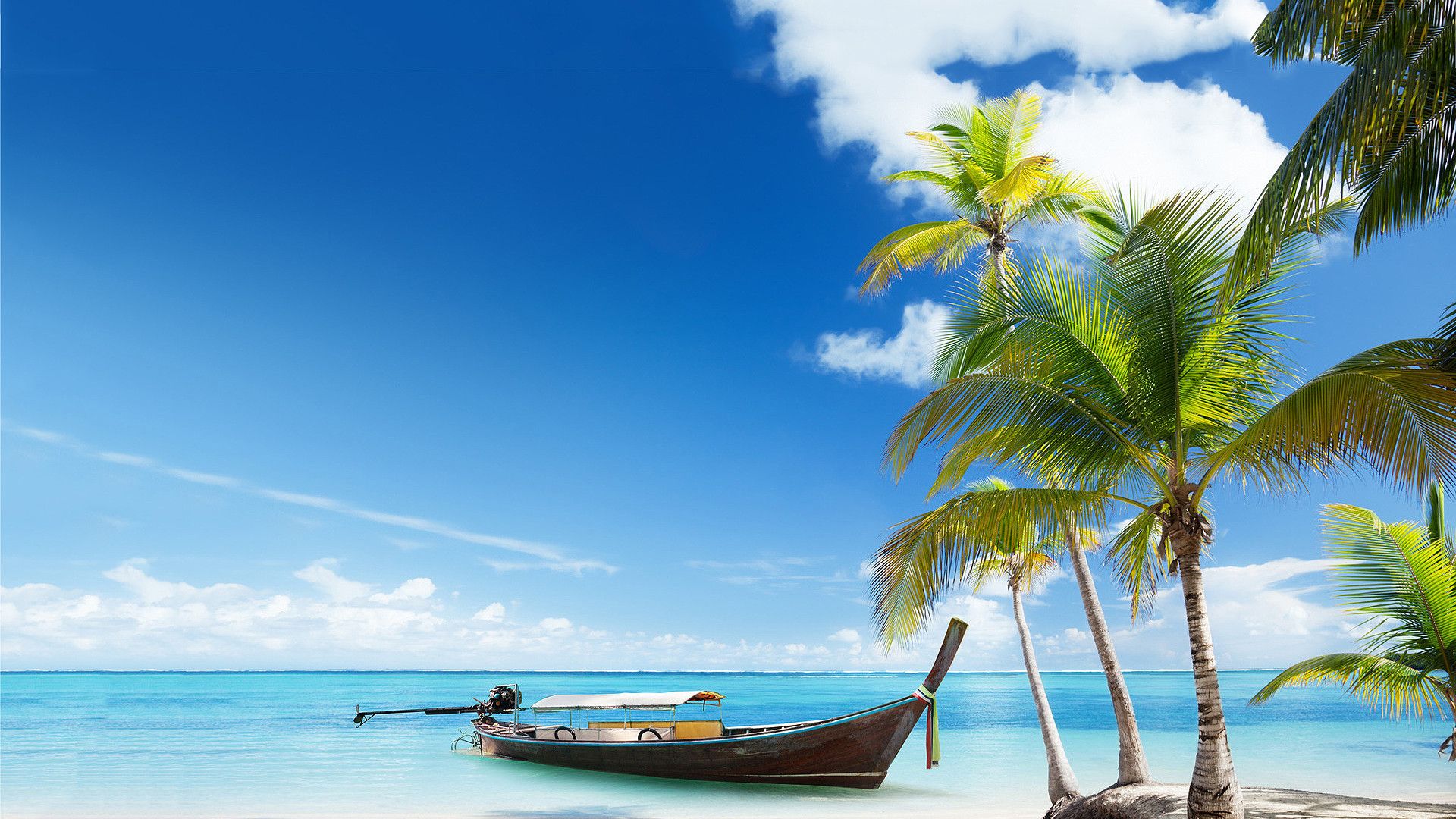 1920x1080 Tropical Beach Desktop Widescreen Wallpaper 35753