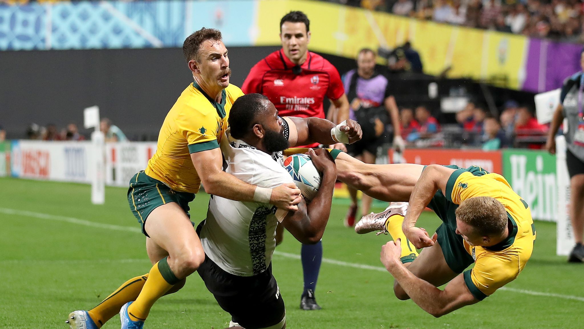 2048x1152 Australia's Reece Hodge banned for three weeks for dangerous tackle. Rugby Union News