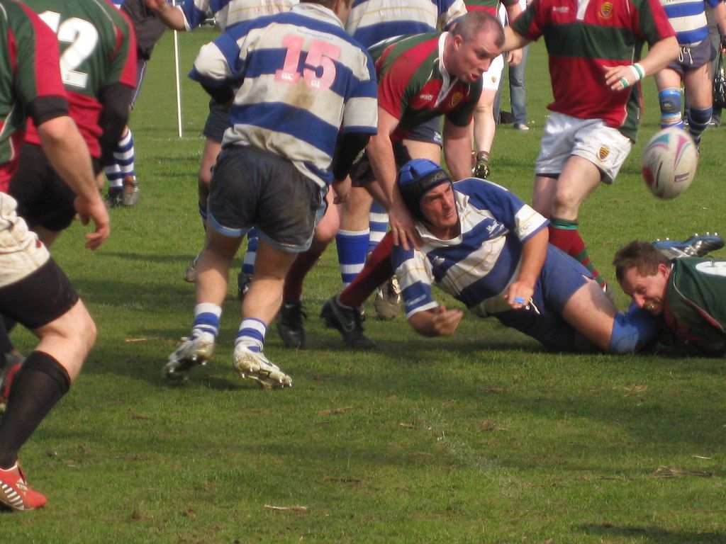 1024x768 Rugby tackle. My point and shoot with poor zoom is not good