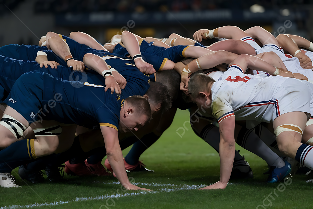1200x800 Dramatic Rugby Scrum With Straining Players, Rugby Scrum, Rugby Union Match, Intense Rugby Action Background Image And Wallpaper for Free Download