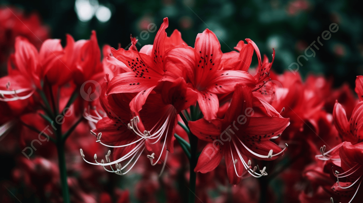 1200x673 Flowers Flowering Red Lilies, Cluster Amaryllis, Flower, Plant Background Image And Wallpaper for Free Download