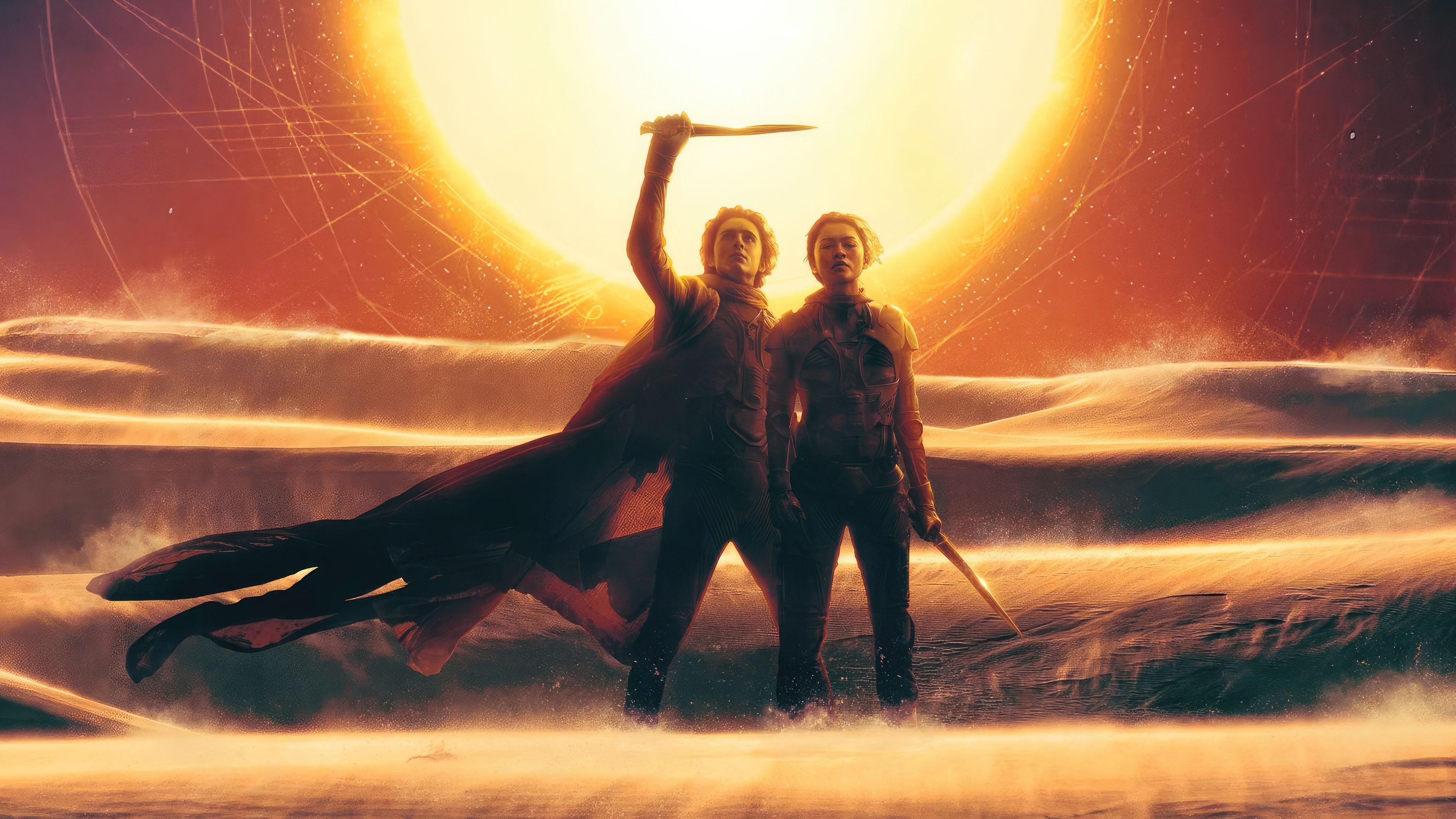 3840x2160 Dune Part Two Space Desktop Wallpaper