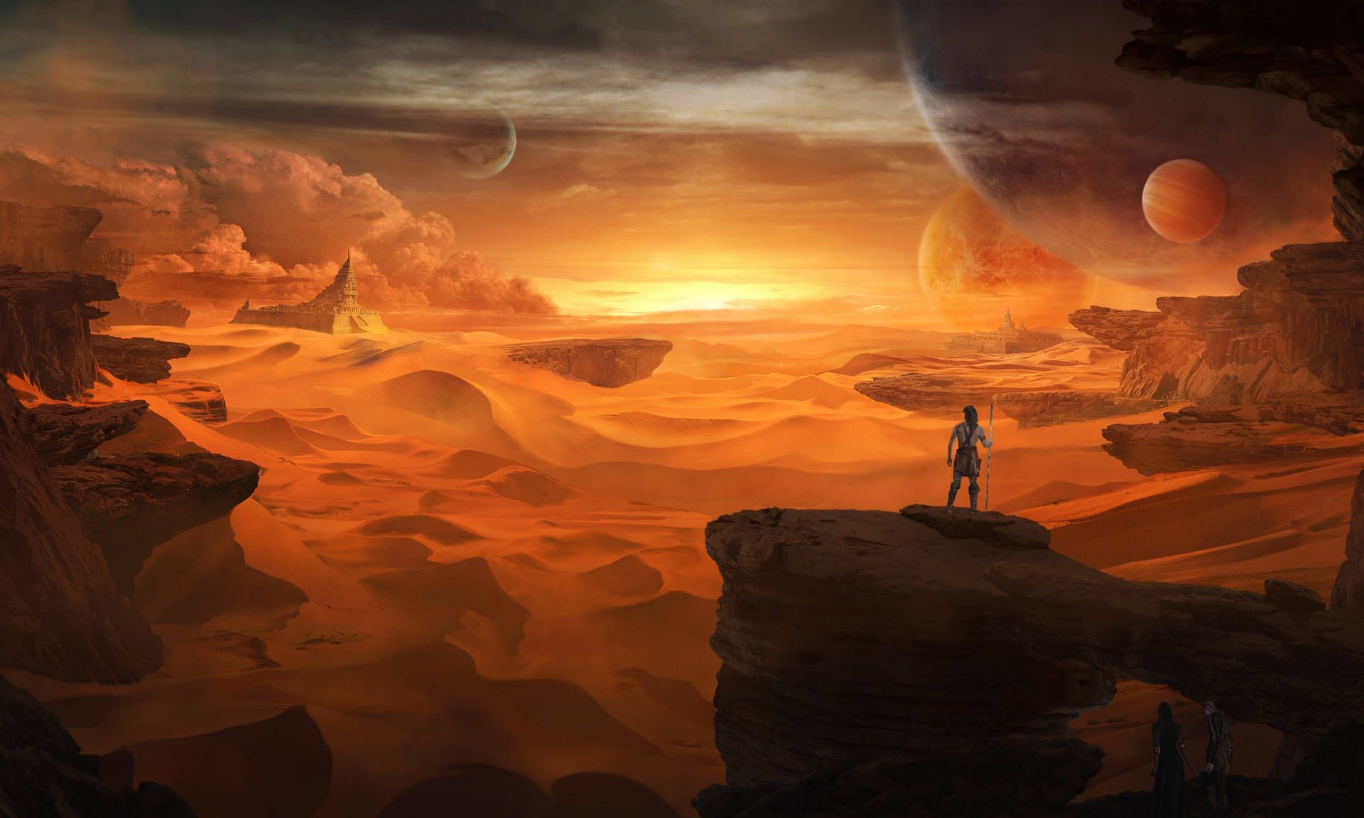 1920x1151 Download Dune Desert Lands Wallpaper