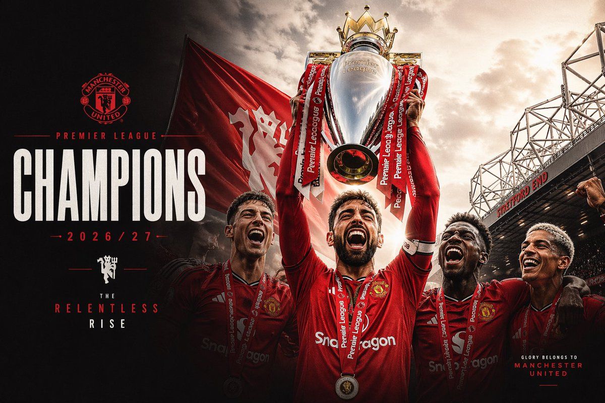 1200x800 Congratulations To Man Utd For Winning The 2026 27 Premier League Title