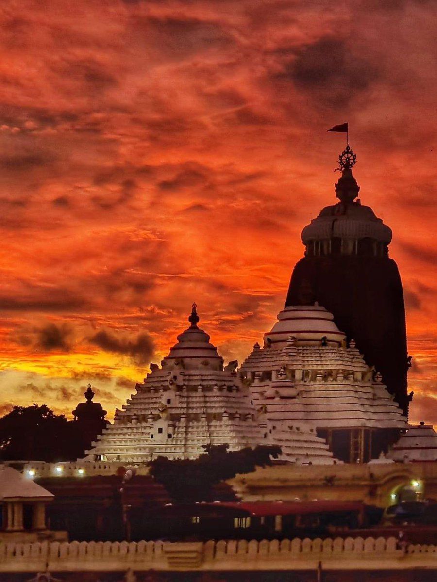 900x1200 Jagannath #Puri temple against the post #cyclone sky. Sent