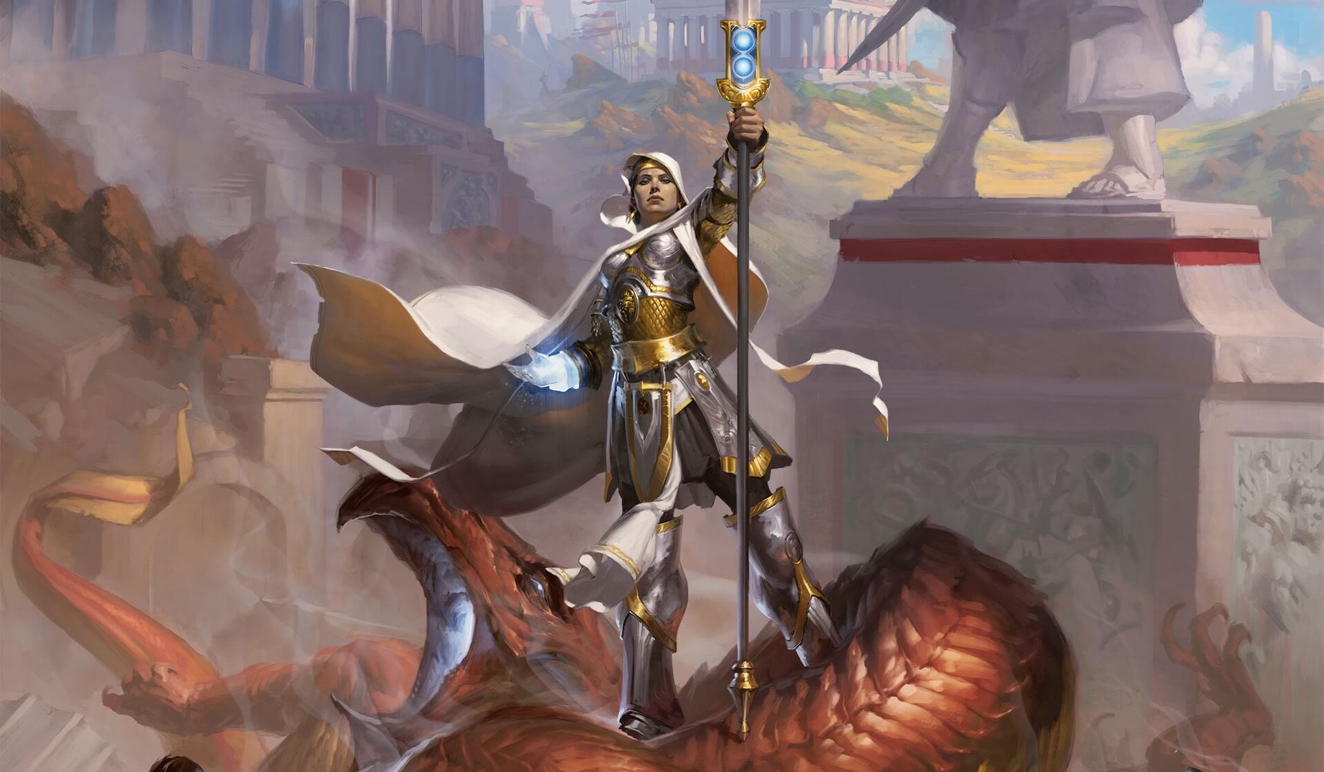 1920x1120 Elspeth Tirel. Planeswalker. Magic: The Gathering