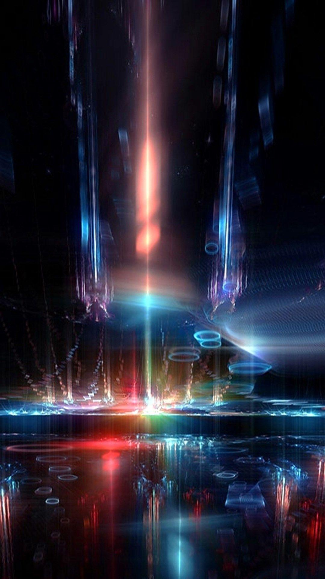 1080x1920 Abstract Neon Lights Galaxy Android Wallpaper