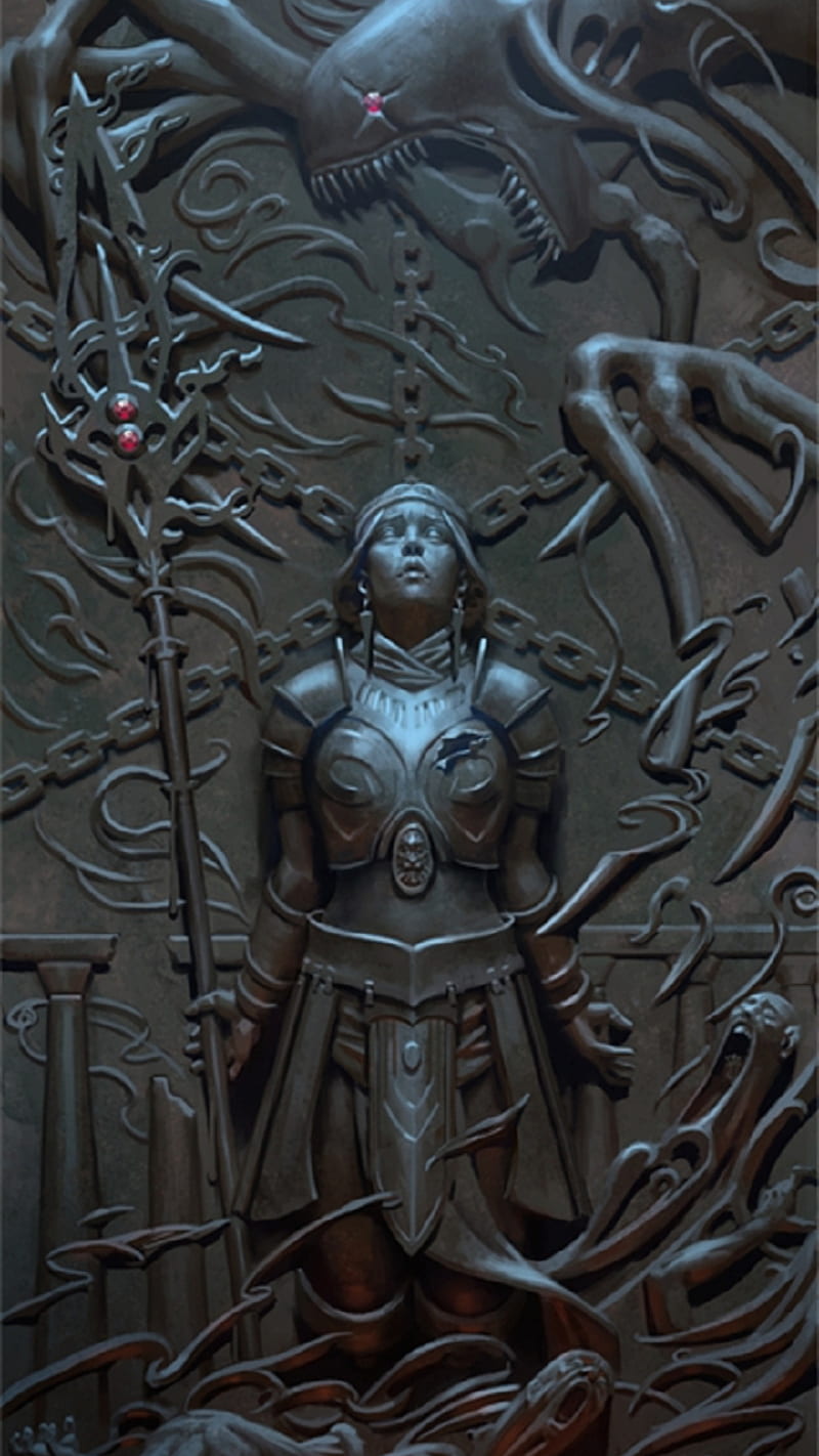800x1422 Elspeth Nightmare, gathering, magic, saga, the, theros, HD phone wallpaper