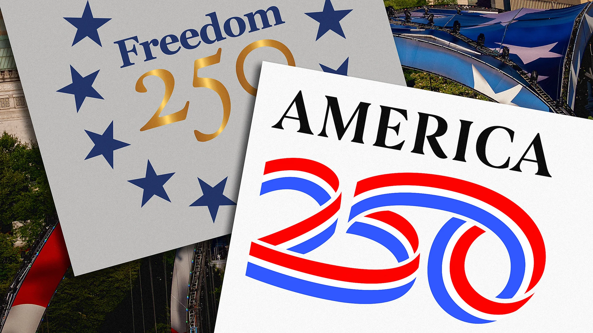 1920x1080 Why you're seeing dueling logos for America's 250th birthday