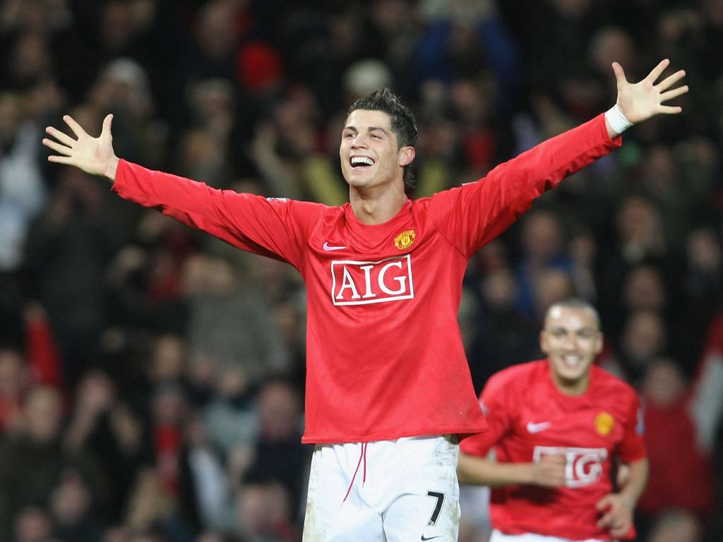 1024x768 Cristiano Ronaldo's greatest Manchester United moments