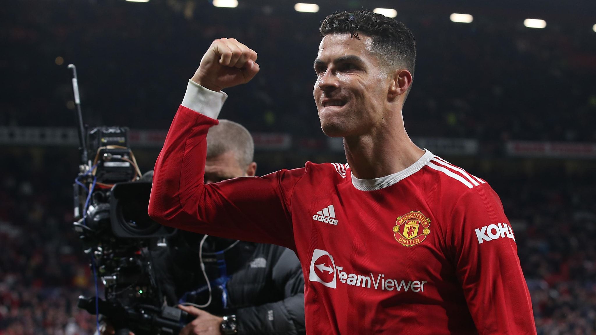 2048x1152 Champions League All Time Appearances: Cristiano Ronaldo, Iker Casillas, Lionel Messi, Thomas Müller, Karim Benzema. UEFA Champions League