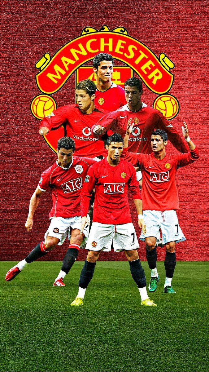 675x1200 CR7 Manchester United Wallpaper