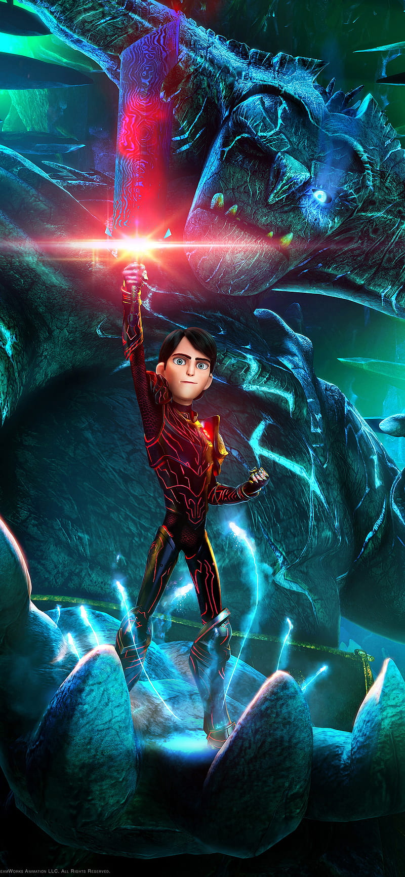 800x1732 HD trollhunters wallpaper