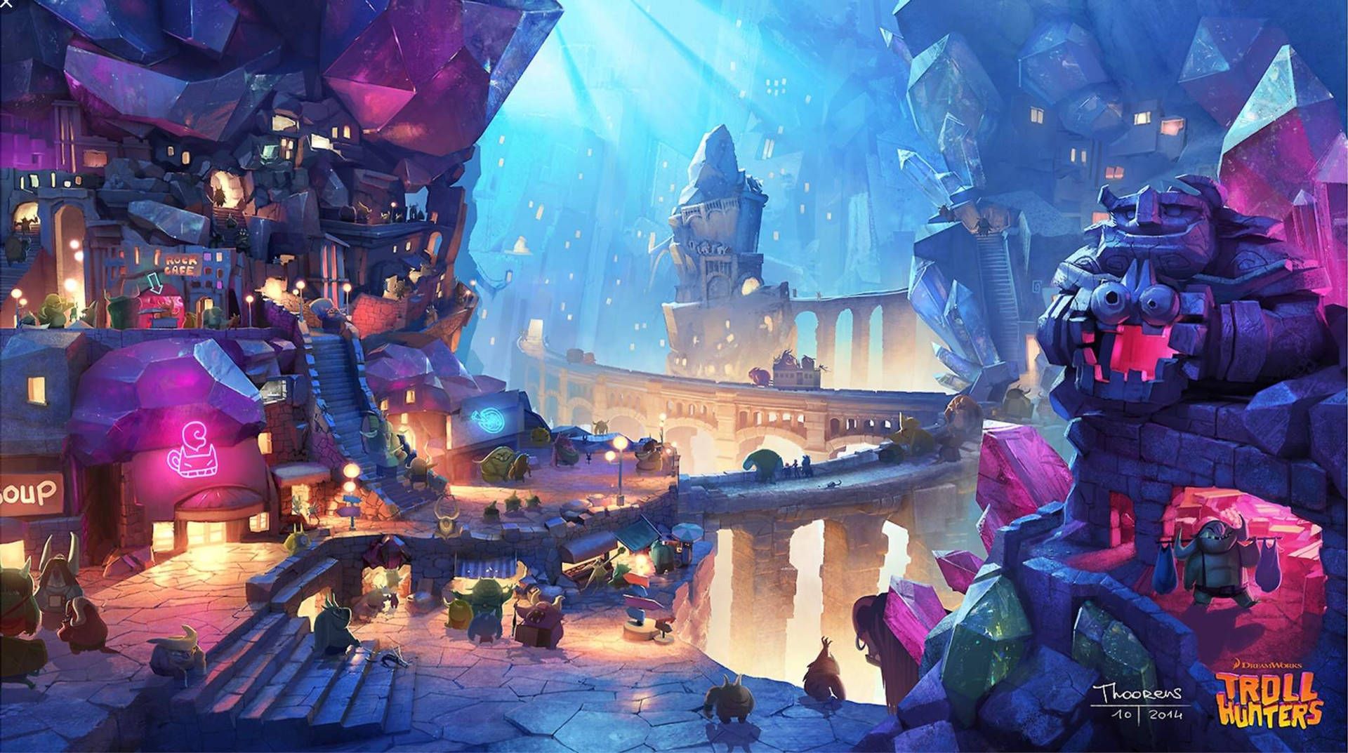 1920x1073 Trollhunters Tales Of Arcadia City Wallpaper