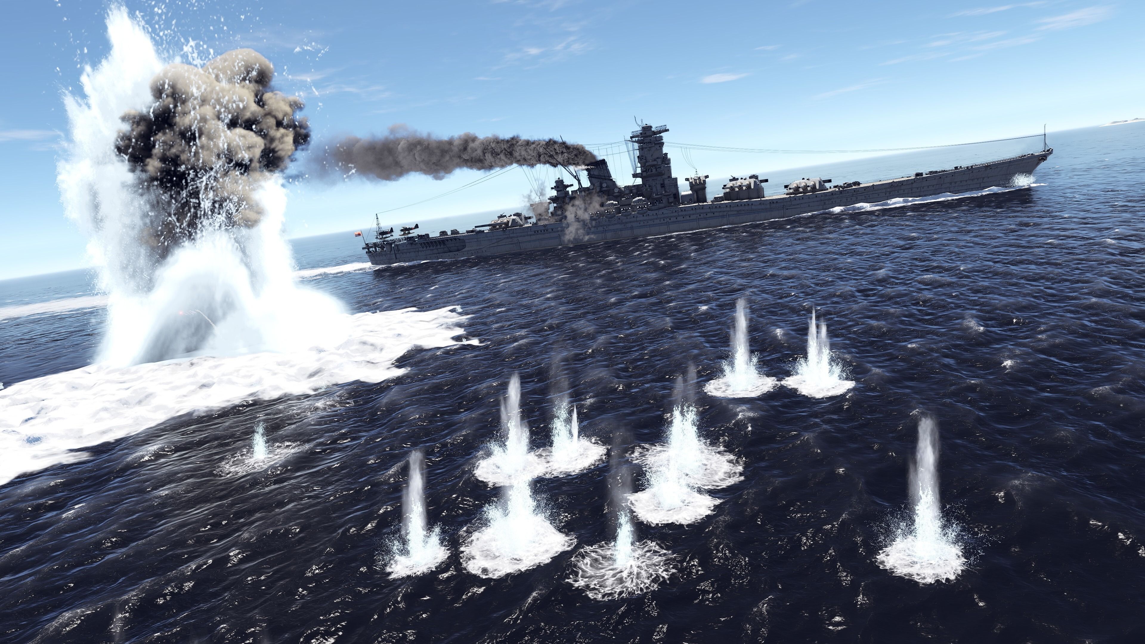 3840x2160 War Thunder Ninth Wave Update Details New Water & Naval Battle Effects