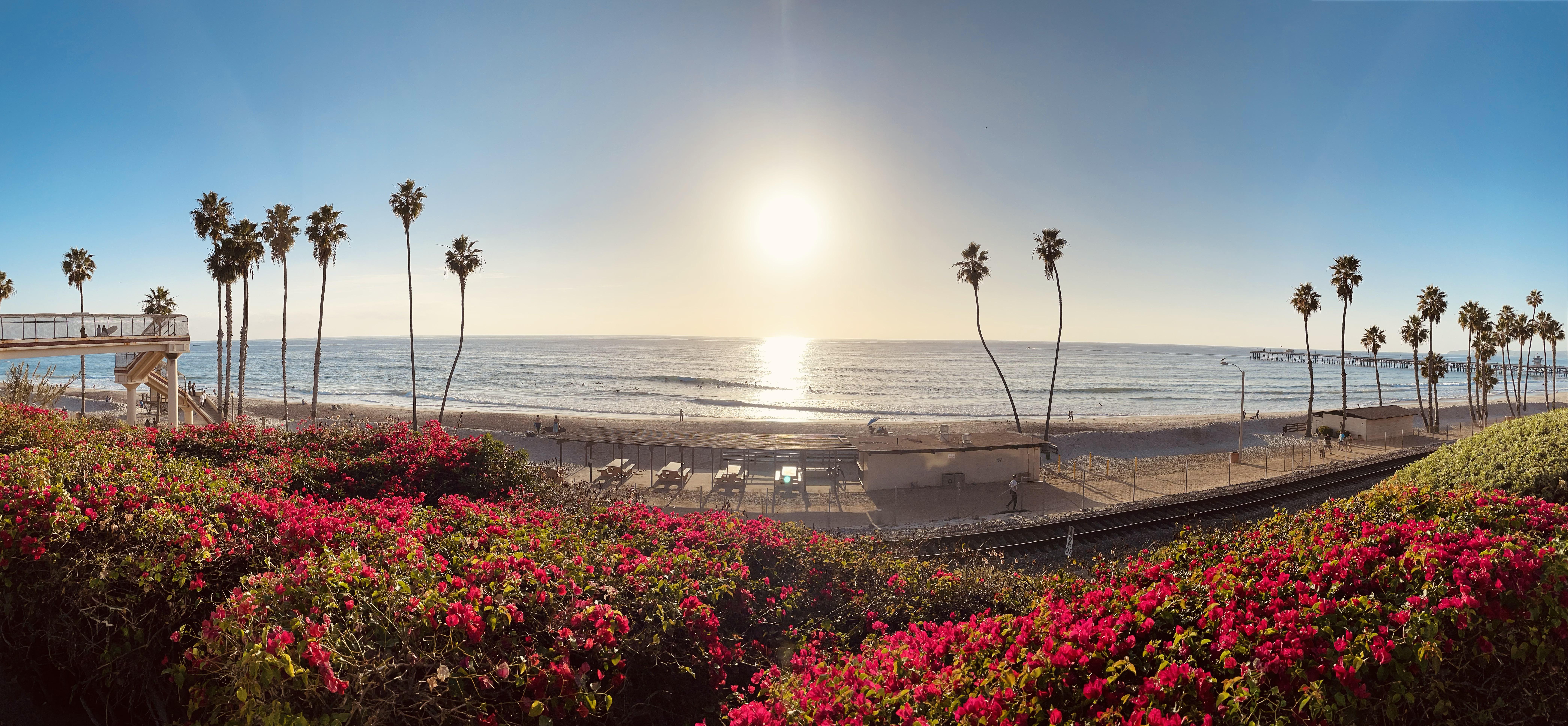 8356x3870 Just Before Sunset. T Street, San Clemente