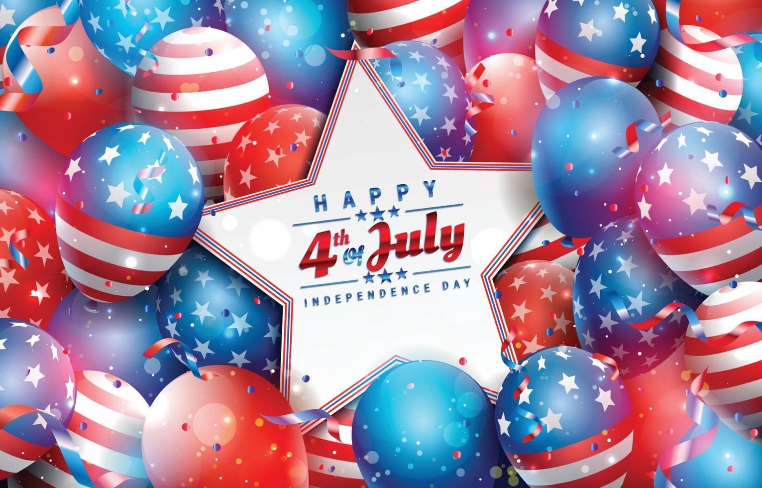 1531x980 Happy 4th Of july Background with Star and Balloons