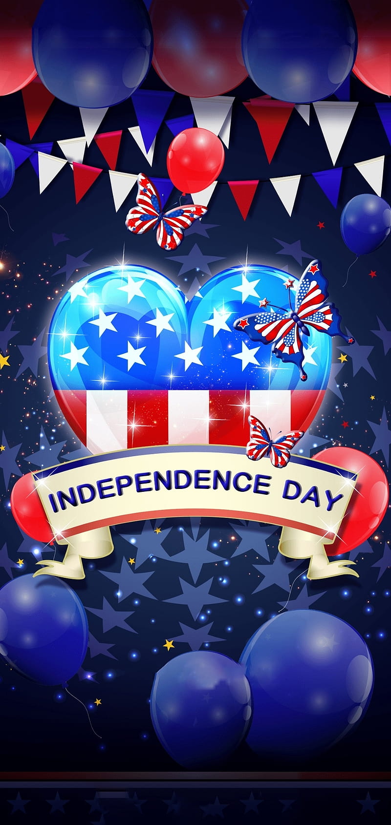 800x1689 July 4th, flag, july 4 th, HD phone wallpaper