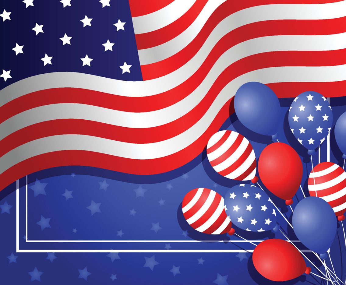 1136x936 4th of July Background