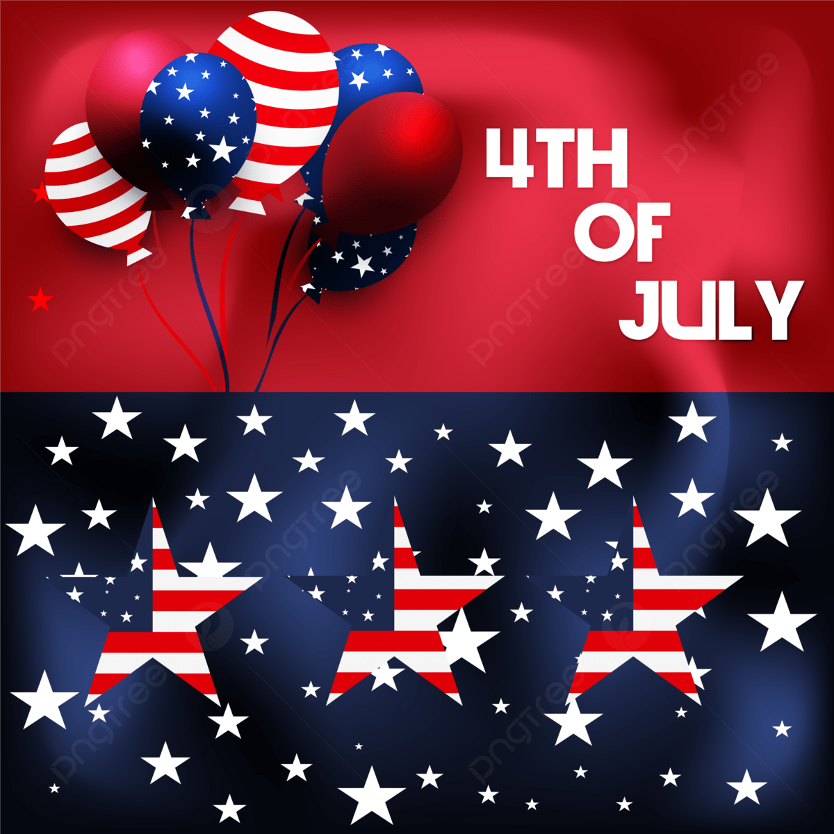 1200x1200 Happy Independence Day 4th Of July, Greeting Card, 4th, July Background Image And Wallpaper for Free Download