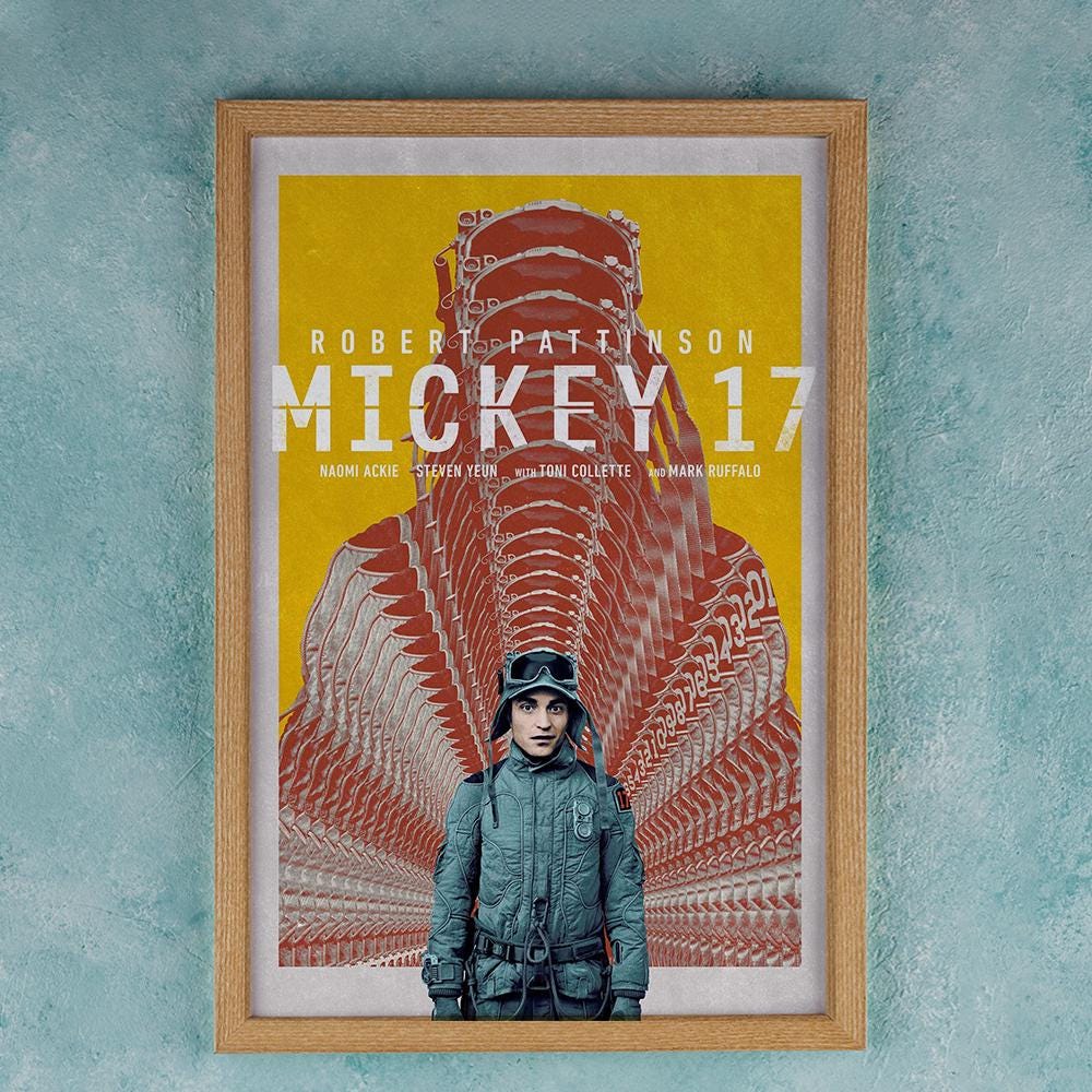1000x1000 Mickey 17 2025 Movie Poster Wall Art Decor Room Decor Film Poster Collectibles Birthday Gifts