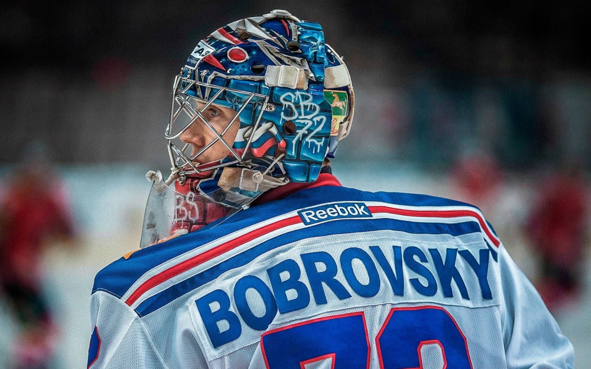 1920x1200 Download Award Winning Goaltender Sergei Bobrovsky In Action Wallpaper