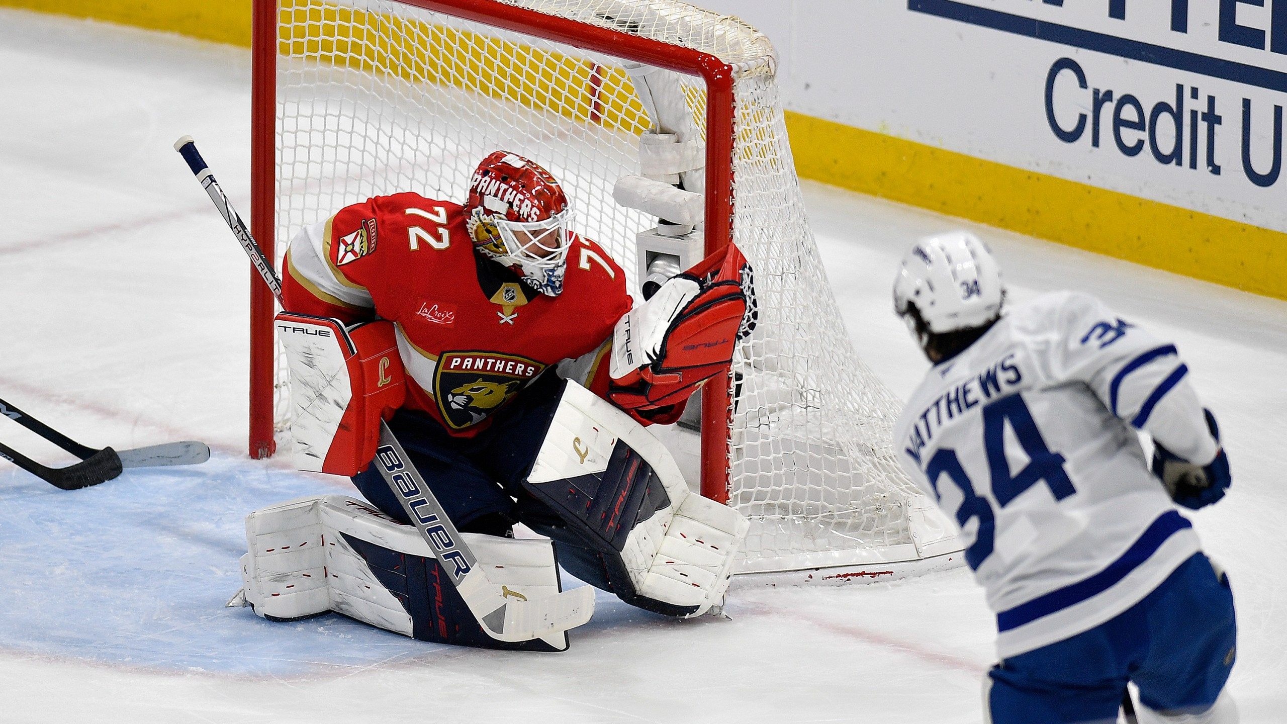 2560x1440 Bobrovsky Stops 23 Shots, Panthers Top Maple Leafs 2 0 In Game 4 To Tie Series