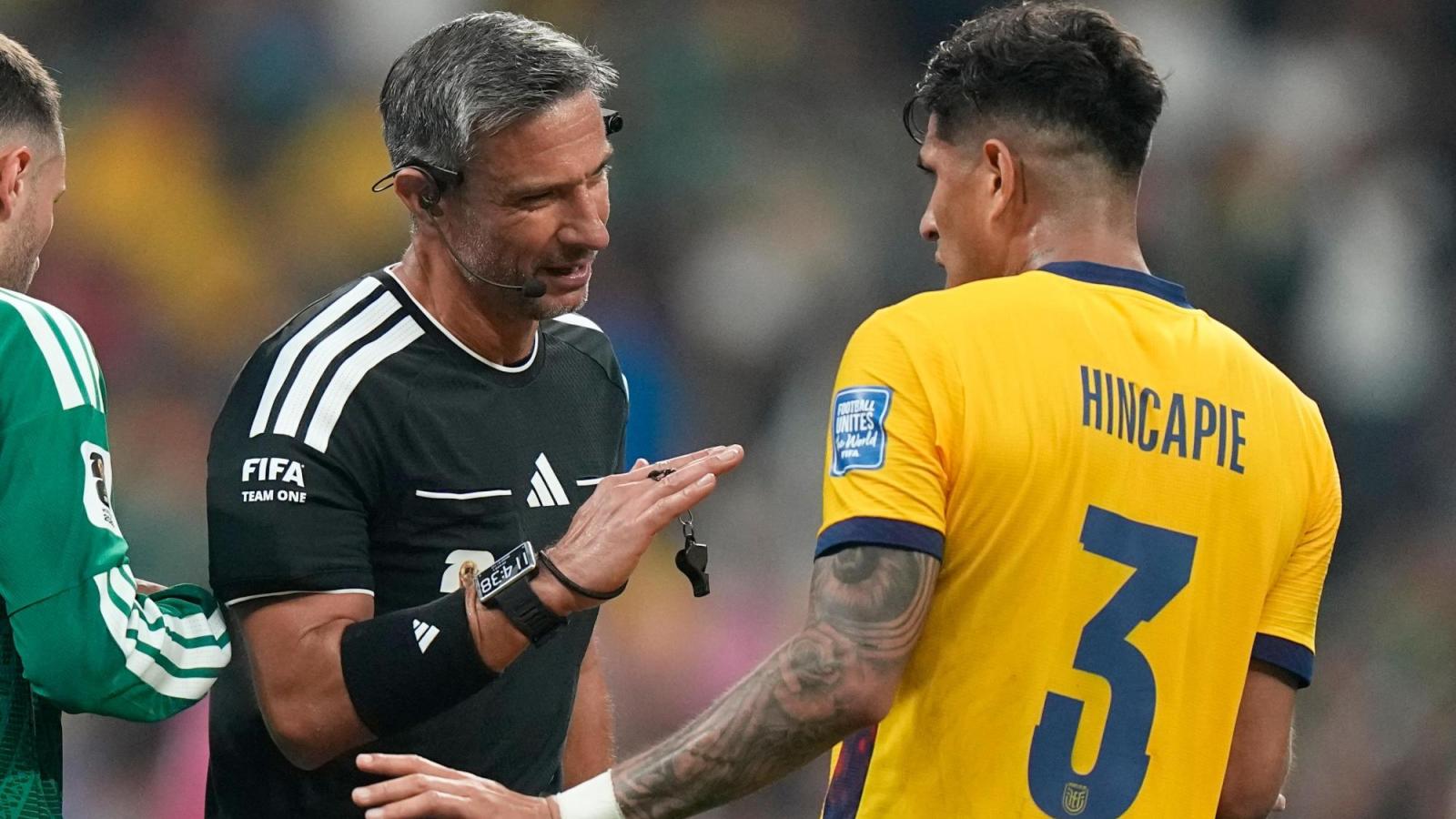 1600x900 Hincapié becomes second player sent off for covering mouth at World Cup