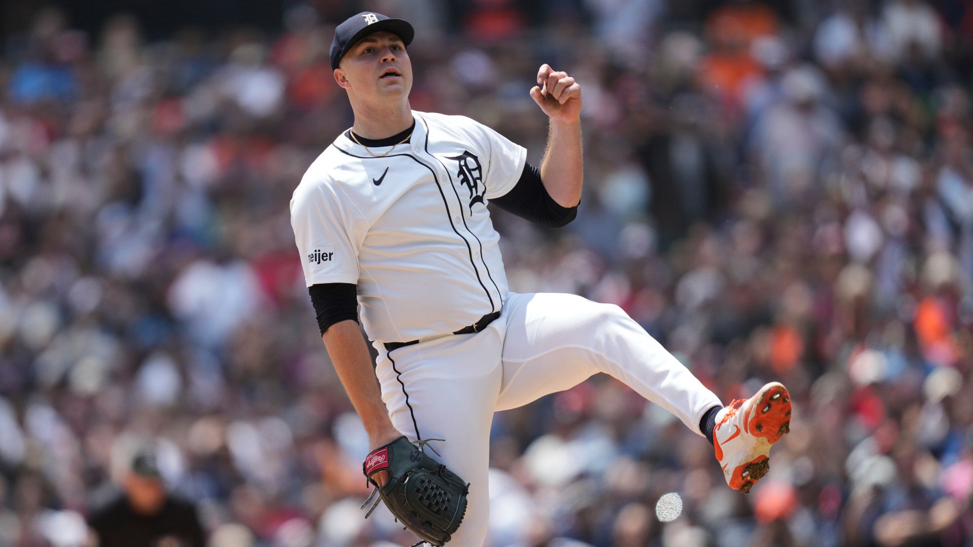 1920x1080 Tarik Skubal says he teared up as Tigers fans roared moments before his 1st complete game as a pro