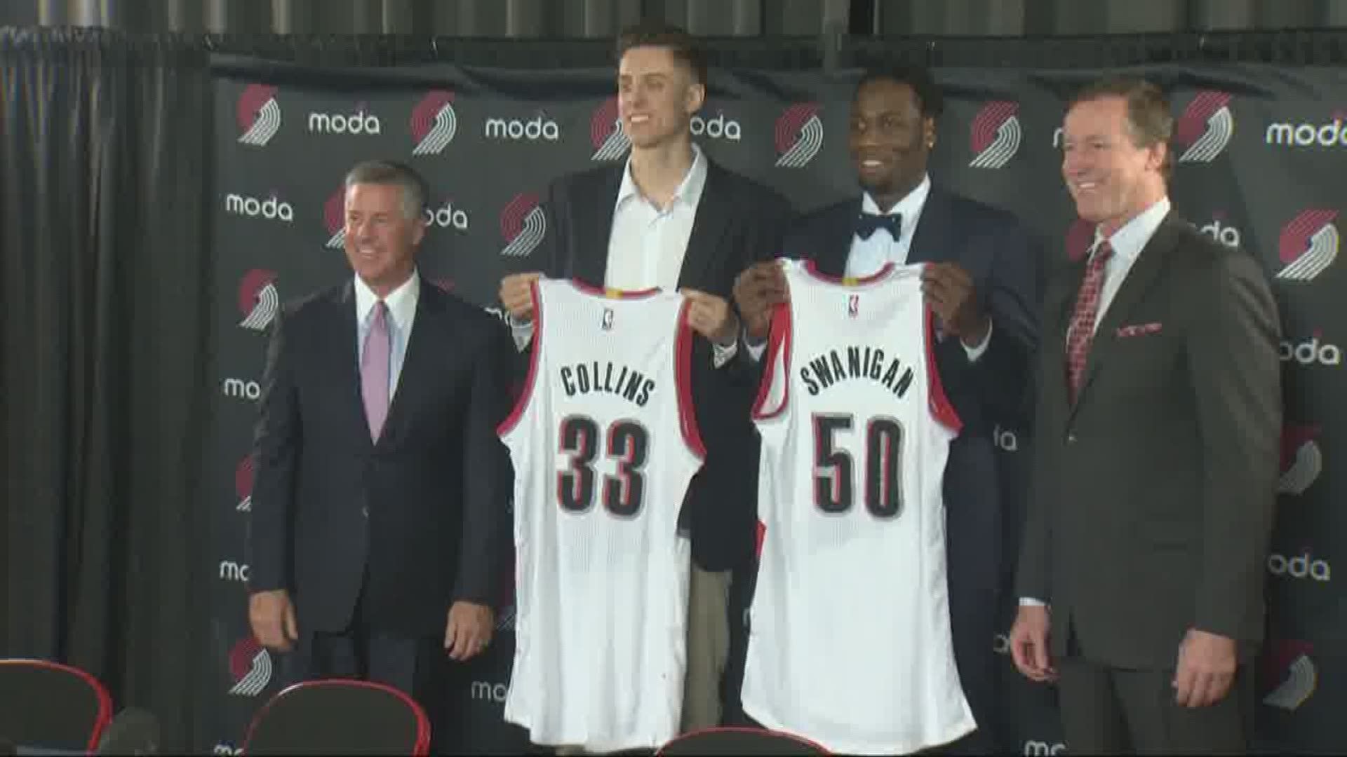 1920x1080 Meeting parents of new Blazers Zach Collins, Caleb Swanigan