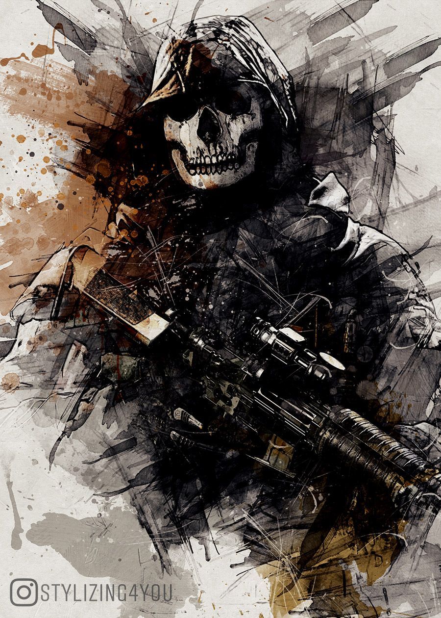 900x1260 Insane Ghost Fan Art!!