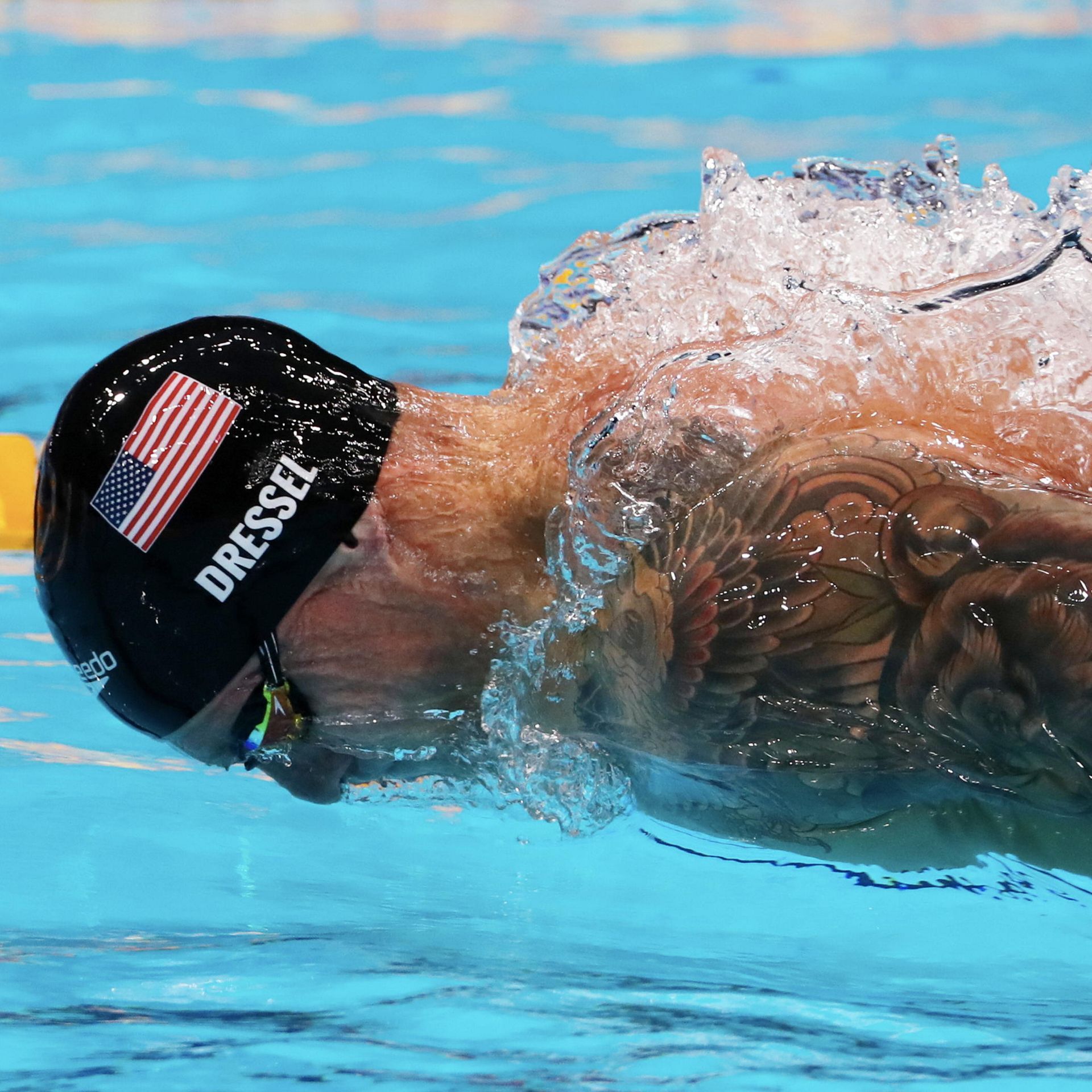 1920x1920 Caeleb Dressel wins gold in 50m freestyle, sets Olympic record in Tokyo
