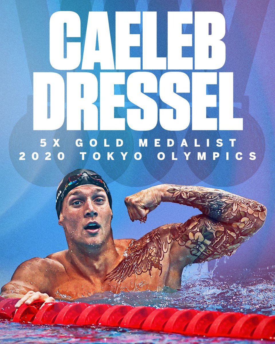 960x1200 Dominance from Caeleb Dressel as he leaves Tokyo with five gold medals