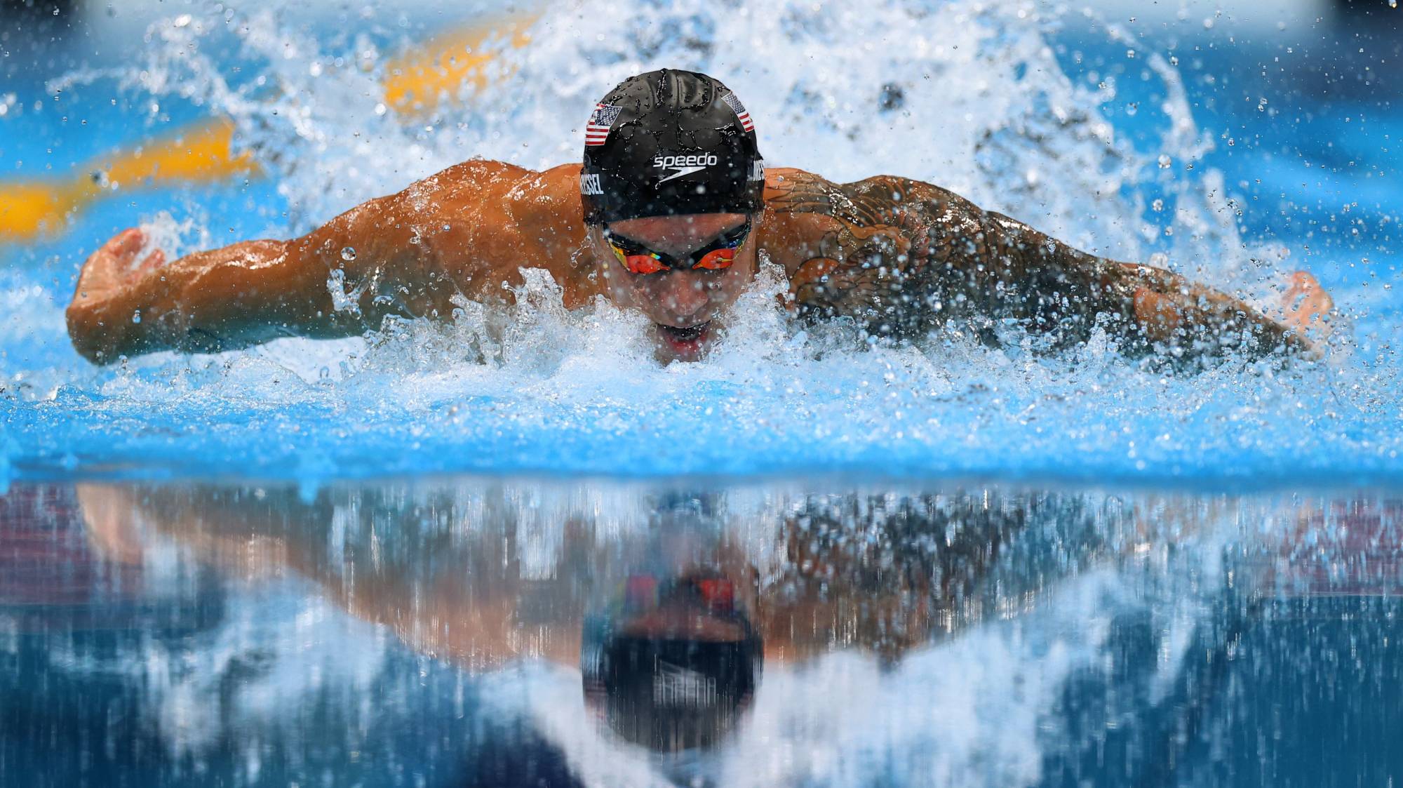 2000x1123 Caeleb Dressel shatters world record to win Olympic 100 meter butterfly gold medal Japan Times